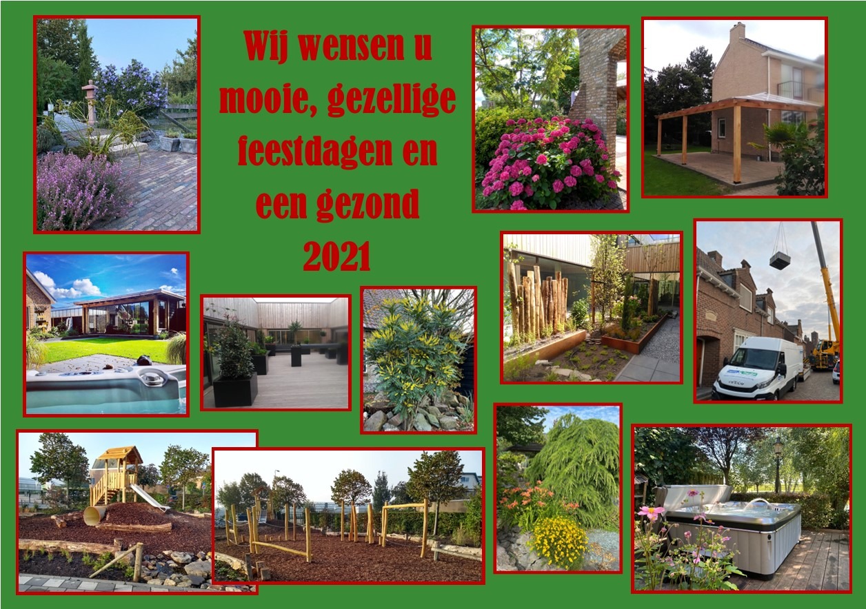 Kerstkaart Home & Garden REsort en Green Care Tuinaanleg